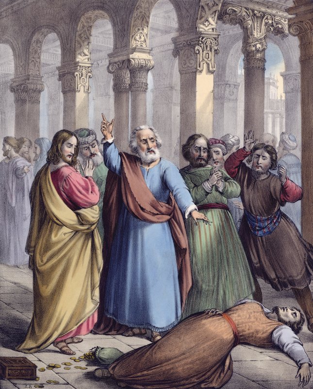 A morte de Ananias de Siegfried Detler Bendixen