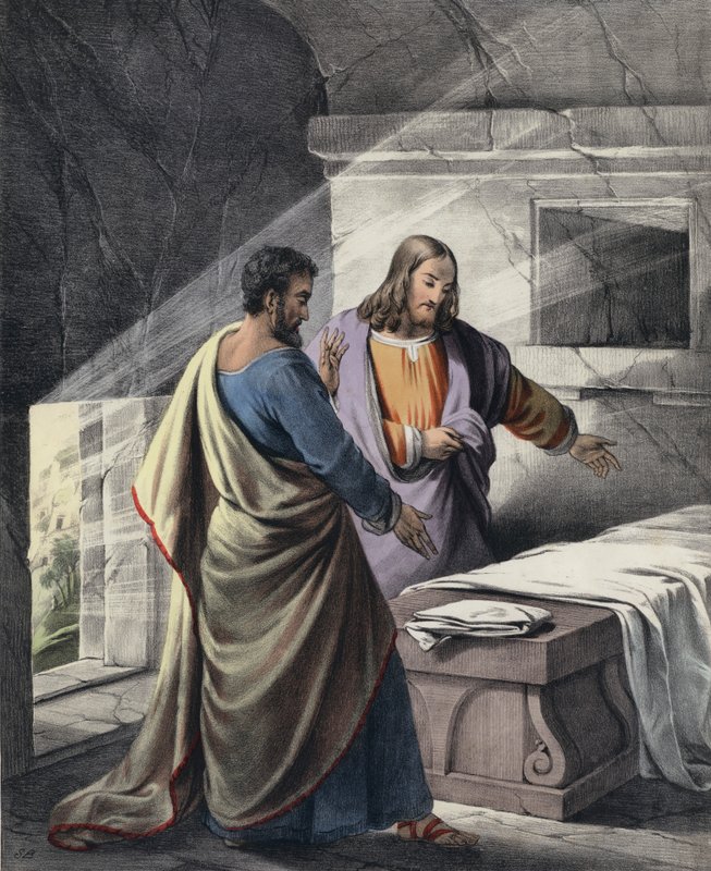 Pedro e João no Sepulcro de Siegfried Detler Bendixen