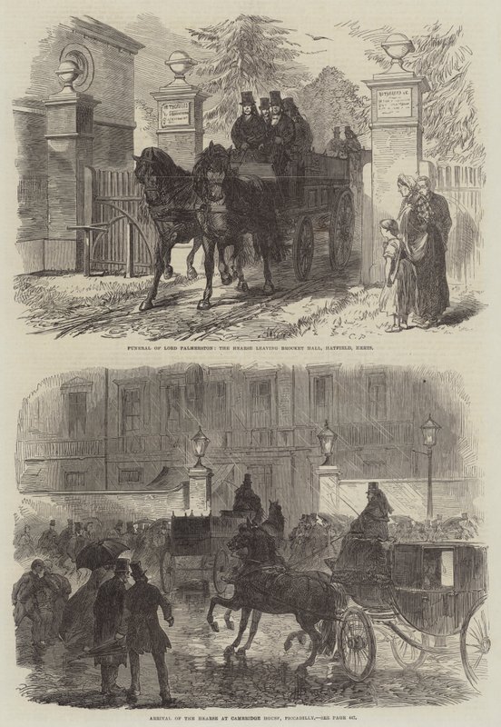 O funeral de lorde Palmerston de Sir John Charles Robinson