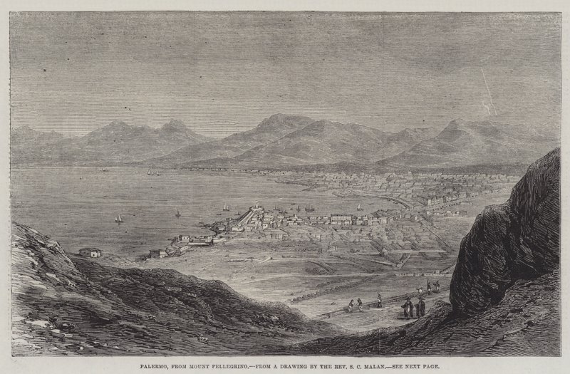 Palermo, do Monte Pellegrino de Solomon Caesar Malan