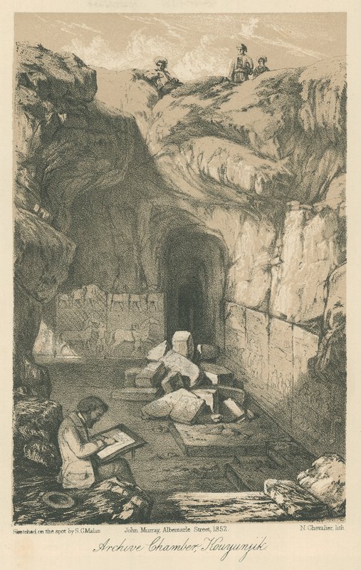 Câmara de arquivo, Kouyunjik de Solomon Caesar Malan