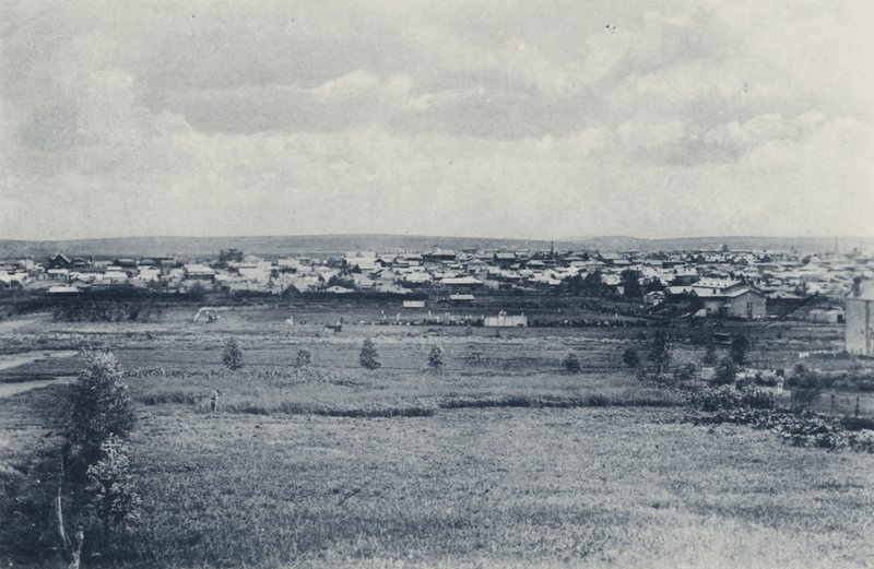 Como Joanesburgo era antes das árvores crescerem (foto a p/b) de South African Photographer