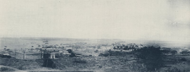 Panorama da Baía de Delagoa (foto a p/b) de South African Photographer