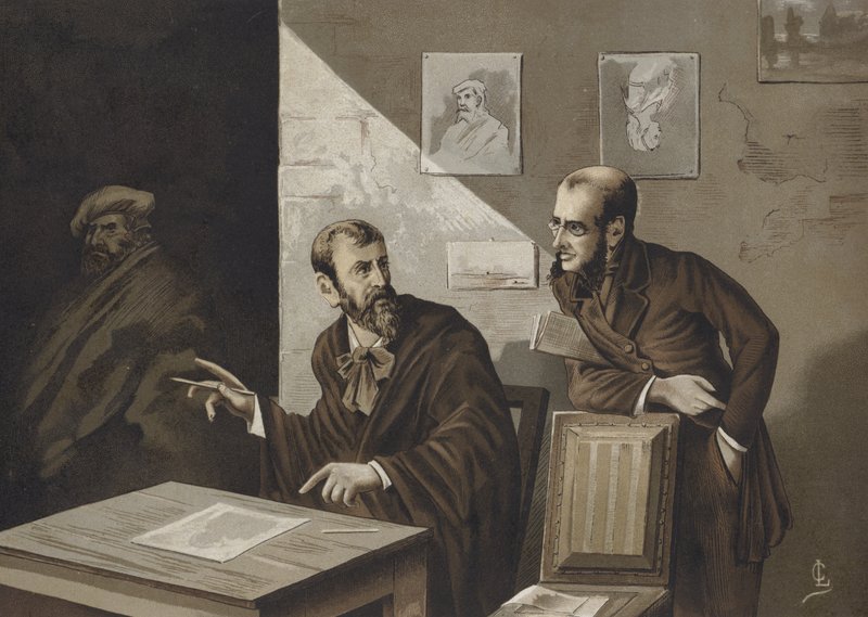 Loucura e alucinação de um pintor inglês de Spanish School