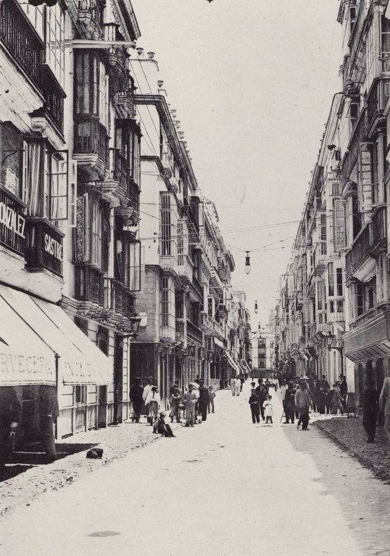 Cádis: Calle Ancha (foto a p/b) de Spanish Photographer