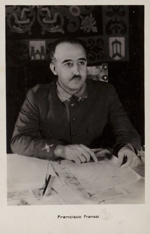 Francisco Franco (fotografia a preto e branco) de Spanish Photographer