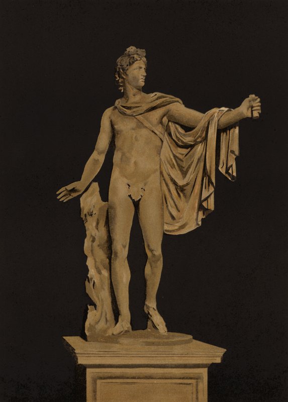 Apollo Belvedere (chromolitho) de Spanish School