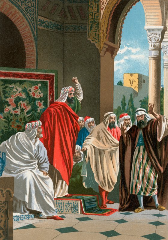 Averroes em desgraça de Spanish School