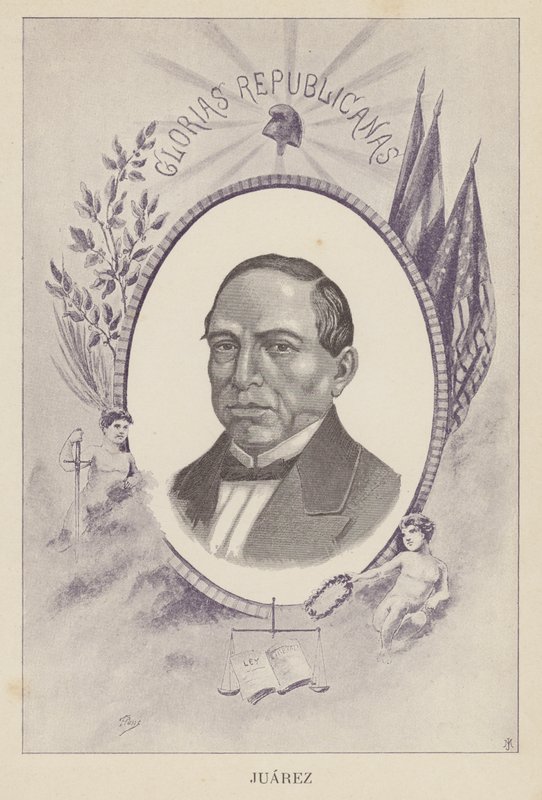 Benito Juarez, advogado e político mexicano de Spanish School
