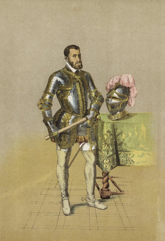 Carlos V, imperador romano sagrado de Spanish School