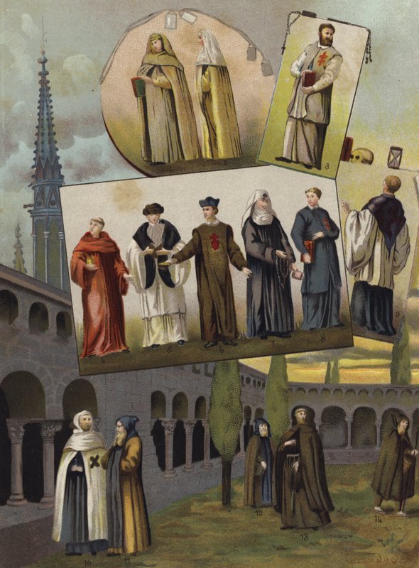 Ordens religiosas cristãs, 1500-1600 de Spanish School