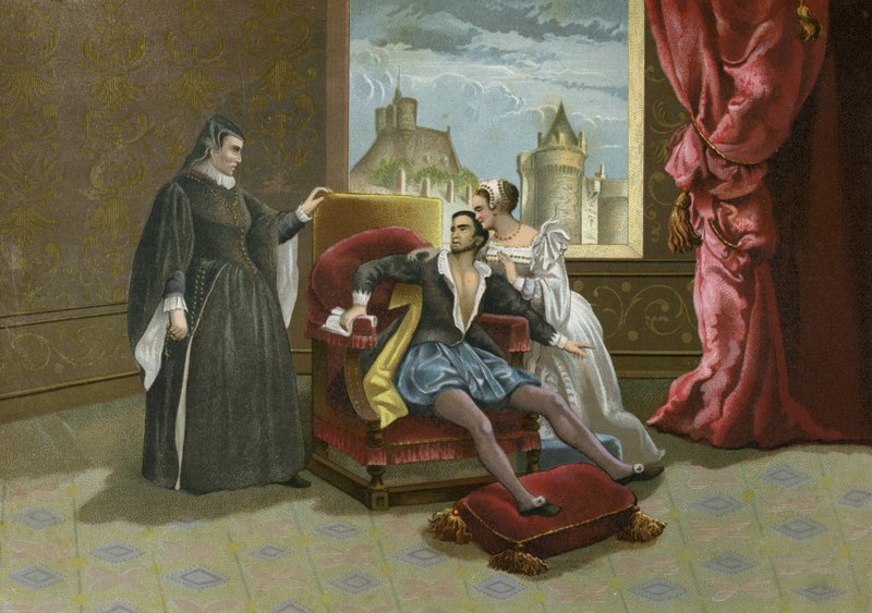 Morte do rei Carlos IX da França, 1574 de Spanish School
