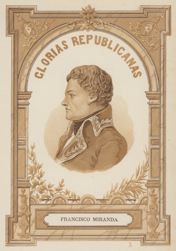 Francisco de Miranda, líder militante venezuelano e revolucionário de Spanish School