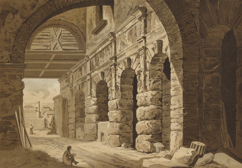Galeria de Domiciano, Roma de Spanish School