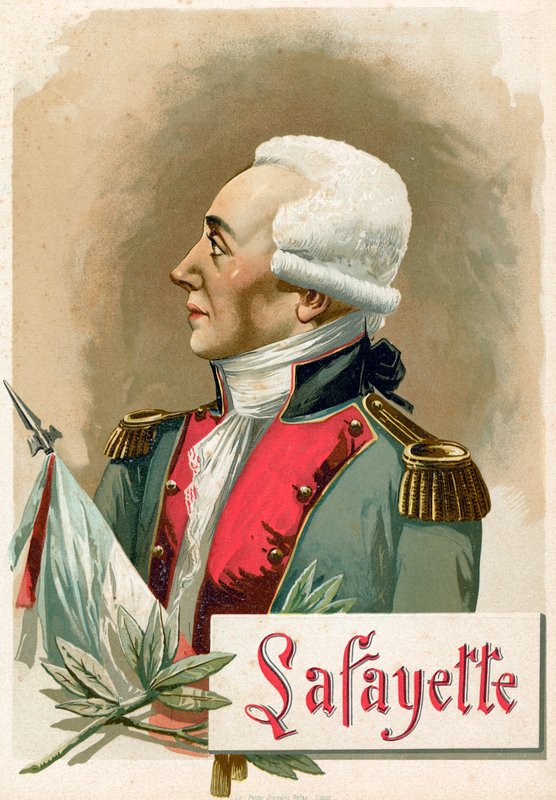 Gilbert du Motier, Marquês de Lafayette de Spanish School