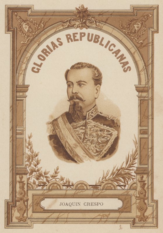 Joaquin Crespo, político e soldado venezuelano de Spanish School