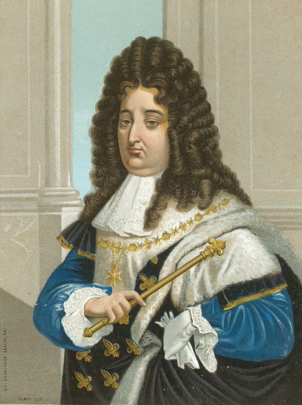Rei, louis xiv, de, frança de Spanish School