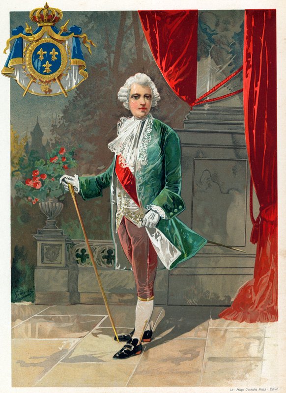Rei, louis, xv, de, frança de Spanish School