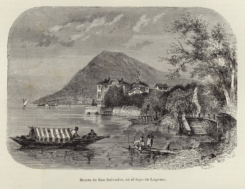 Monte San Salvatore no Lago Lugano de Spanish School