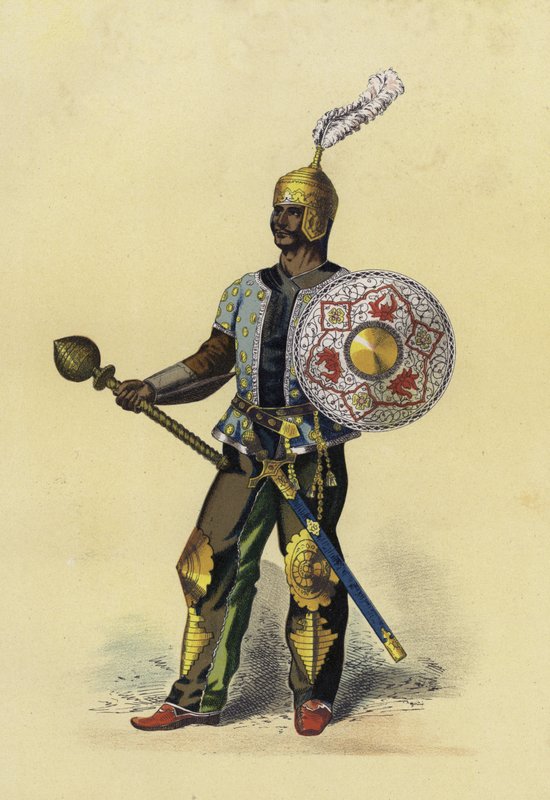General persa do século XV de Spanish School