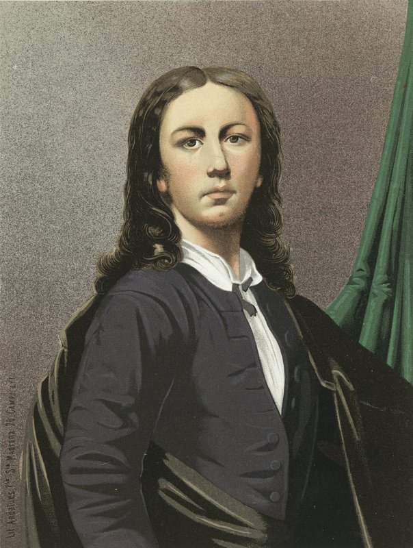 Rafael como um jovem de Spanish School