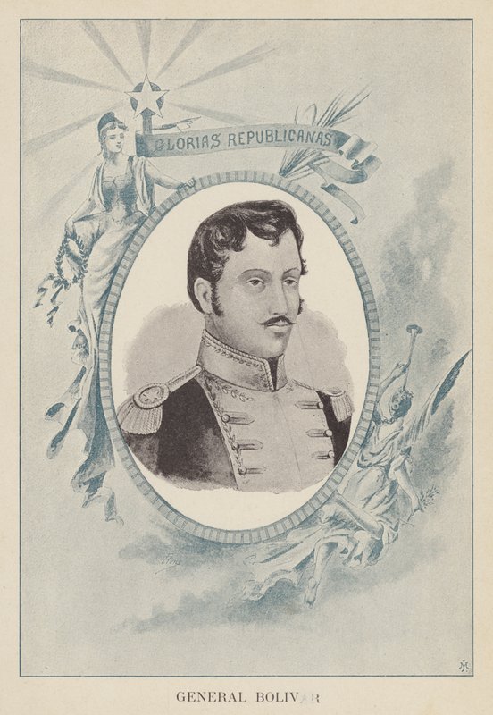 Simon Bolivar, líder político e militar venezuelano de Spanish School