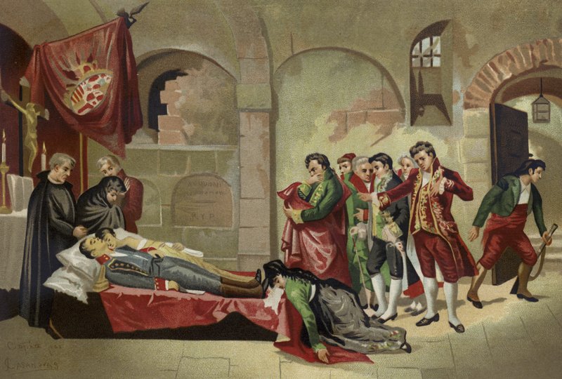 Os heróis de 2 de maio de 1808 de Spanish School