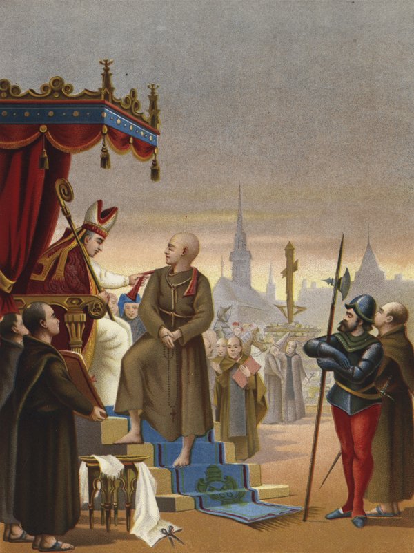 A degradação de Girolamo Savonarola, 1498 de Spanish School