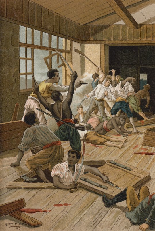 Eles realizaram um terrível massacre de Spanish School