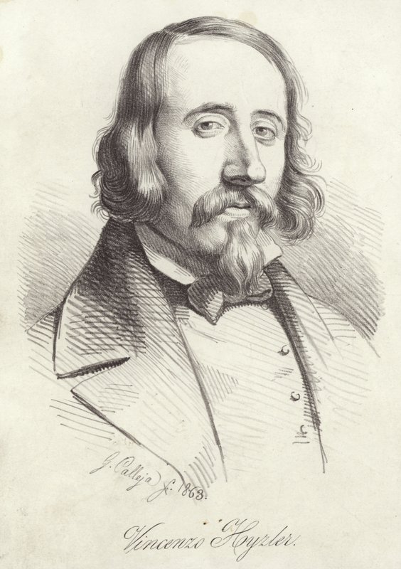 Vincenzo Hoyzler (desenho) de Spanish School