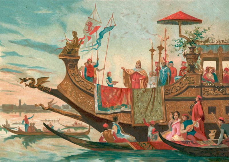 Casamento de Veneza e do Adriático de Spanish School