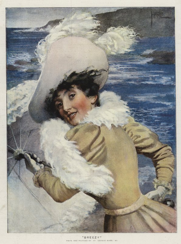 Breezy (cromolitho) de St. George Hare
