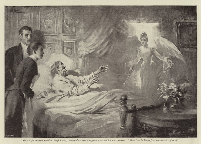 Ilustração para um paciente tentando, por James Payn de St. George Hare