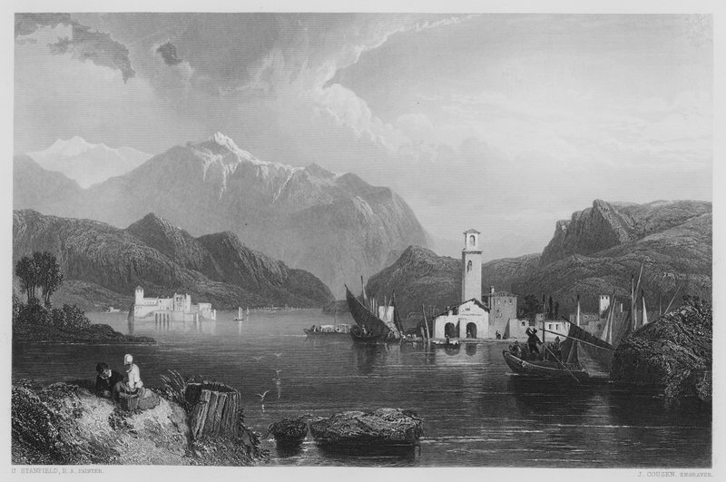Lago de Como, da foto na Galeria Vernon de Stanfield