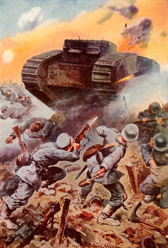 Tanques em ação de Stanley L. Wood