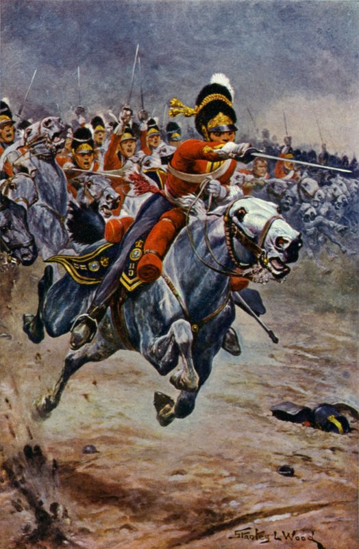 Waterloo, a carga dos cinzas escoceses de Stanley L. Wood