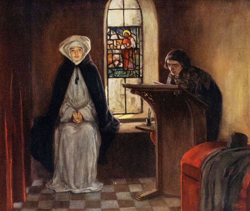 Santa Catarina de Siena (cor litho) de Stephen Reid