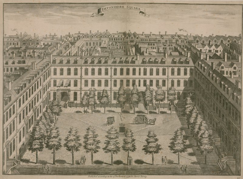 Devonshire Square, Londres de Sutton Nicholls