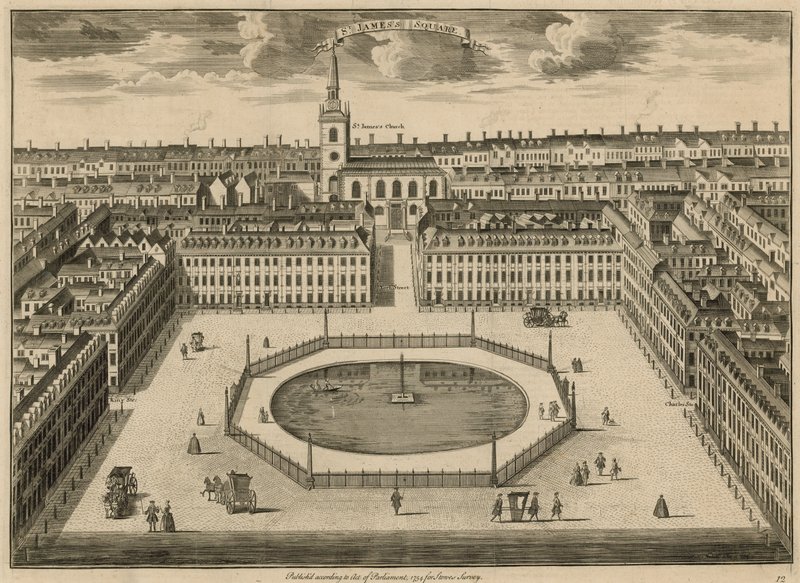 Praça de São Tiago, Londres de Sutton Nicholls
