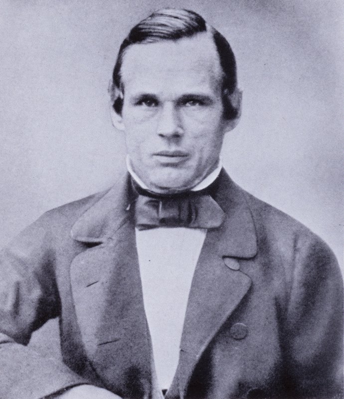 Anders Jonas Angstrom, físico e astrônomo sueco proeminente no desenvolvimento da espectroscopia (foto a p/b) de Swedish Photographer