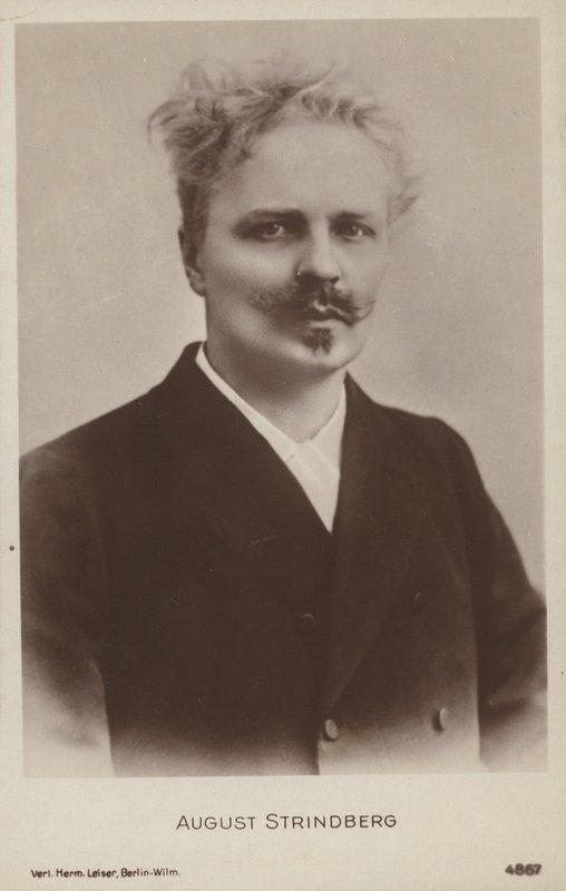 August Strindberg (1849-1912), dramaturgo, romancista, poeta e artista sueco de Swedish Photographer