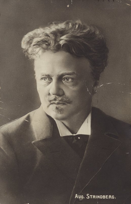 Retrato de August Strindberg de Swedish Photographer