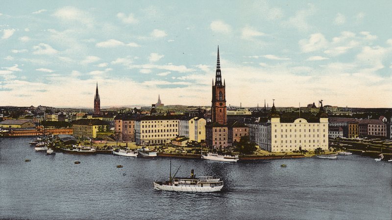 Estocolmo: Riddarholmen (foto a cores) de Swedish Photographer