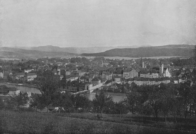 Aarau, Vue Generale (foto a p/b) de Swiss Photographer