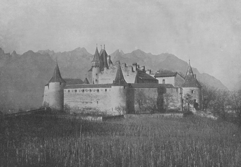 Aigle, Le Chateau (foto a p/b) de Swiss Photographer