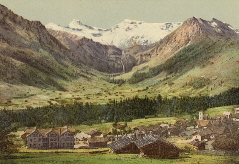 Berner Oberland: Adelboden (foto a cores) de Swiss Photographer