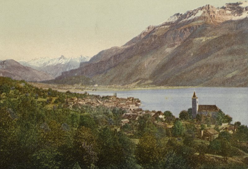 Bernese Oberland: Brienz (foto colorida) de Swiss Photographer