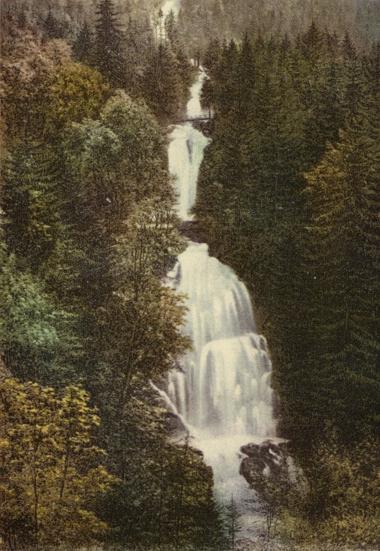Berner Oberland: Giessbach (foto colorida) de Swiss Photographer