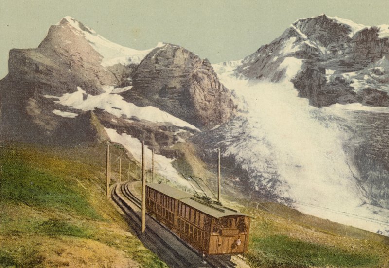 Berner Oberland: Jungfraubahn (foto colorida) de Swiss Photographer