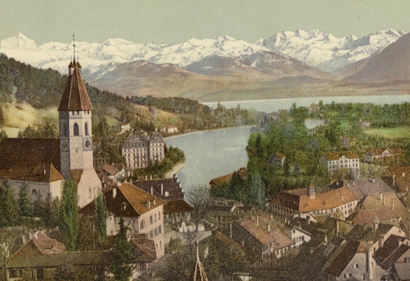Berner Oberland: Thun (foto colorida) de Swiss Photographer